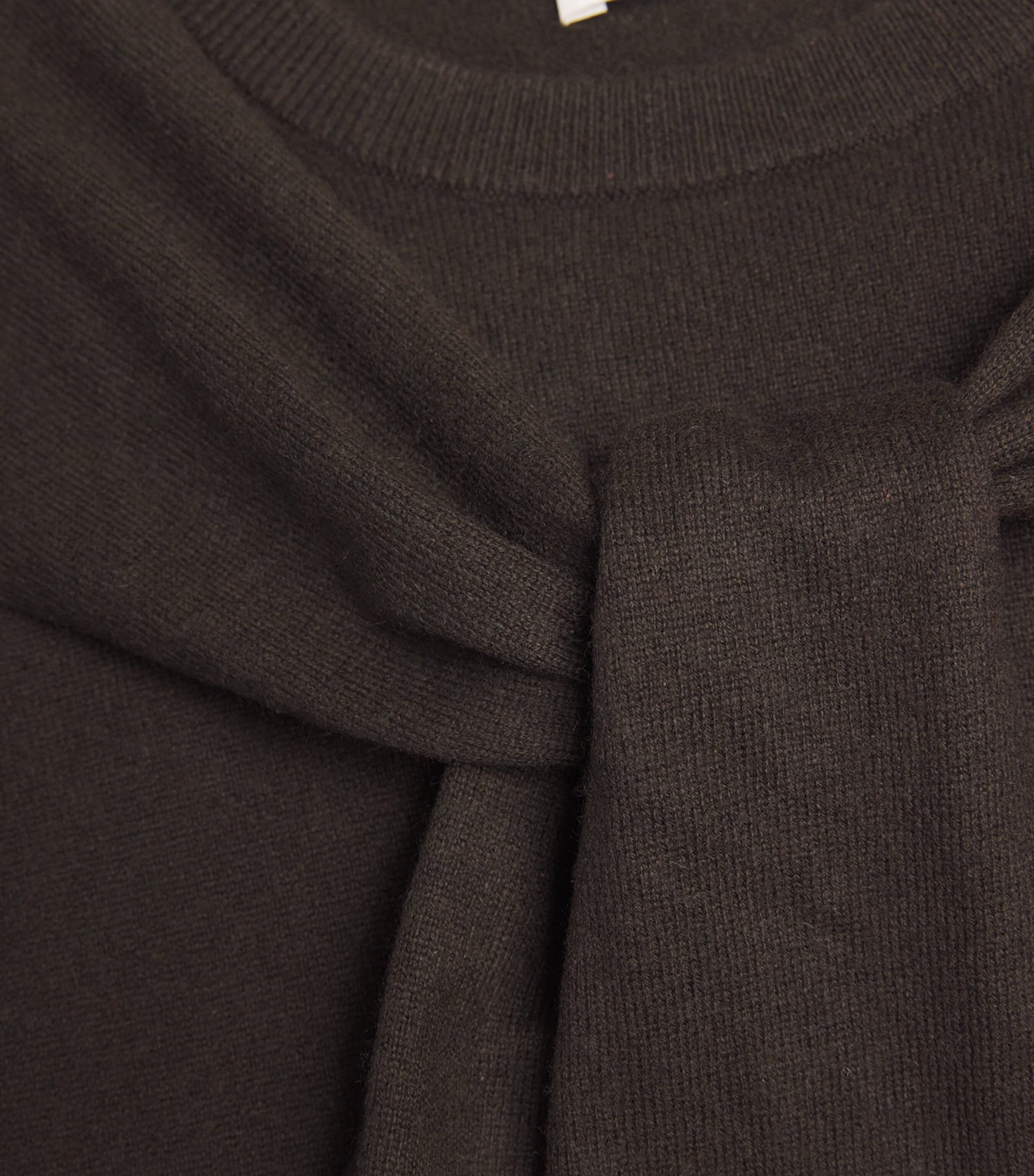 Brown Cashmere Sonja 2-In-1 Sweater