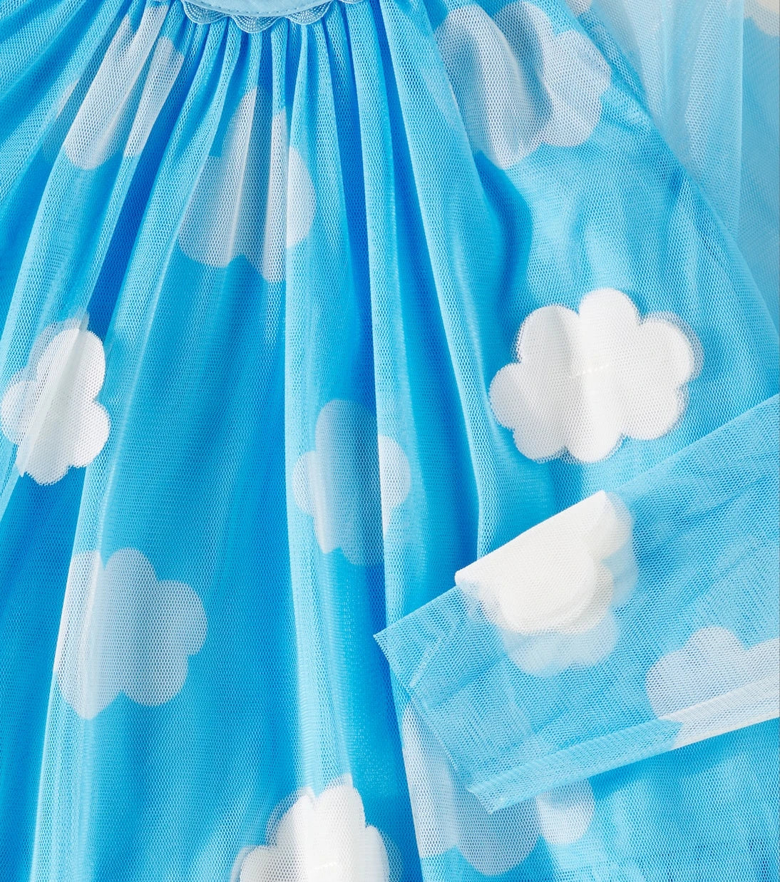 Stella McCartney Kids - Appliqué printed tulle dress