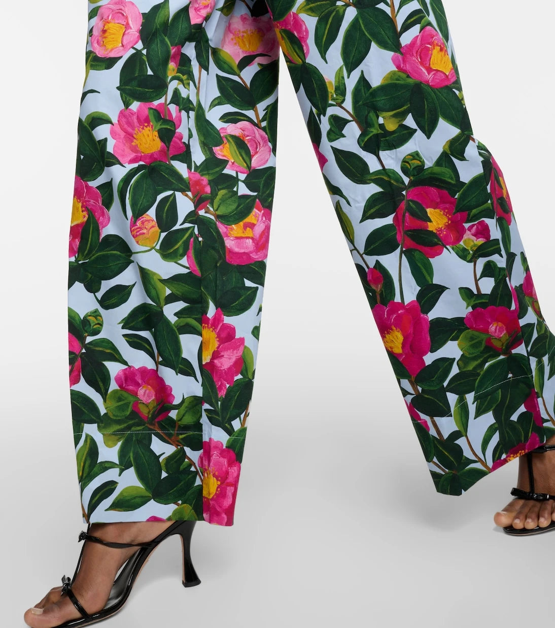 Oscar de la Renta - Floral cotton-blend jumpsuit