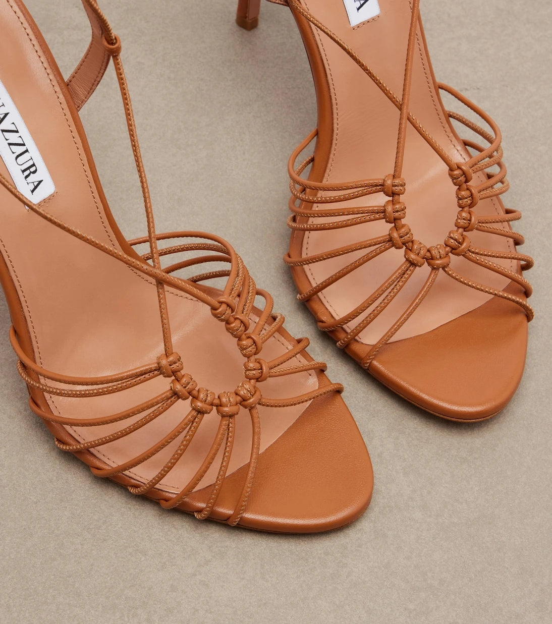 Aquazzura - Ritmo leather sandals