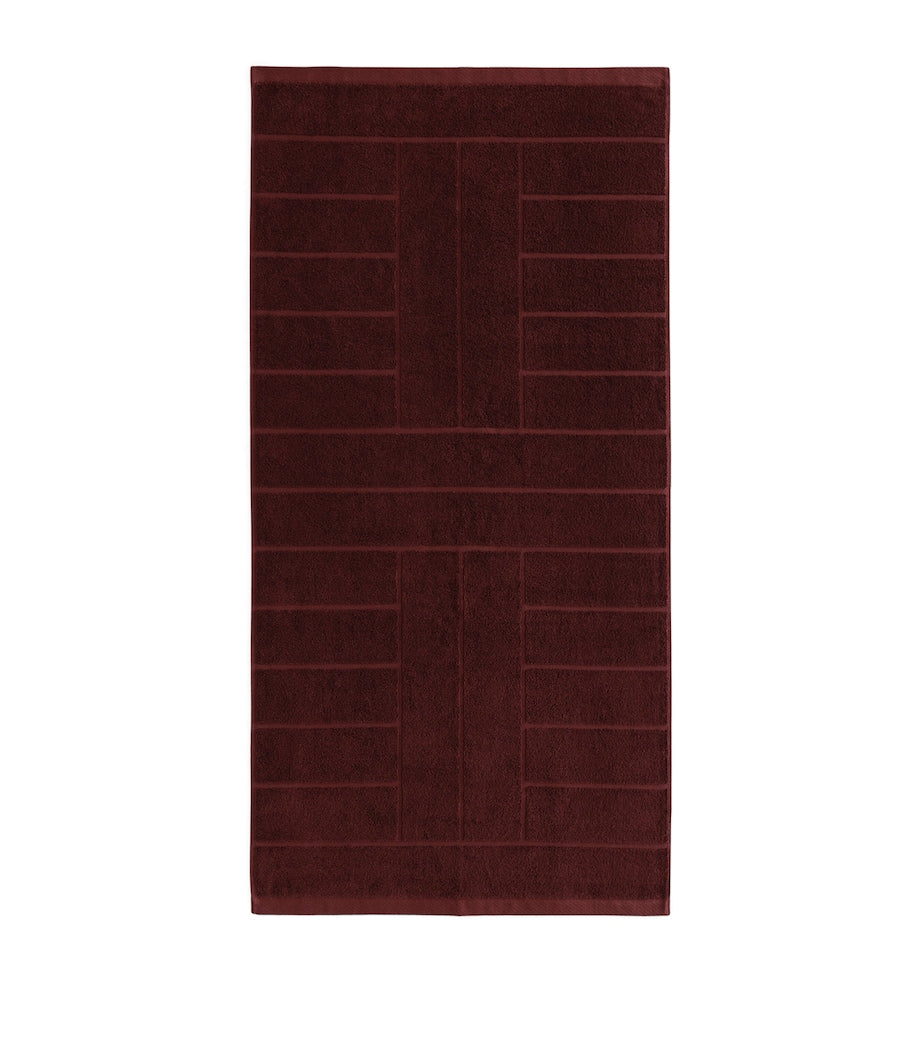 BAINA Organic Cotton Greenwich Bath Towel (70cm x 140cm)