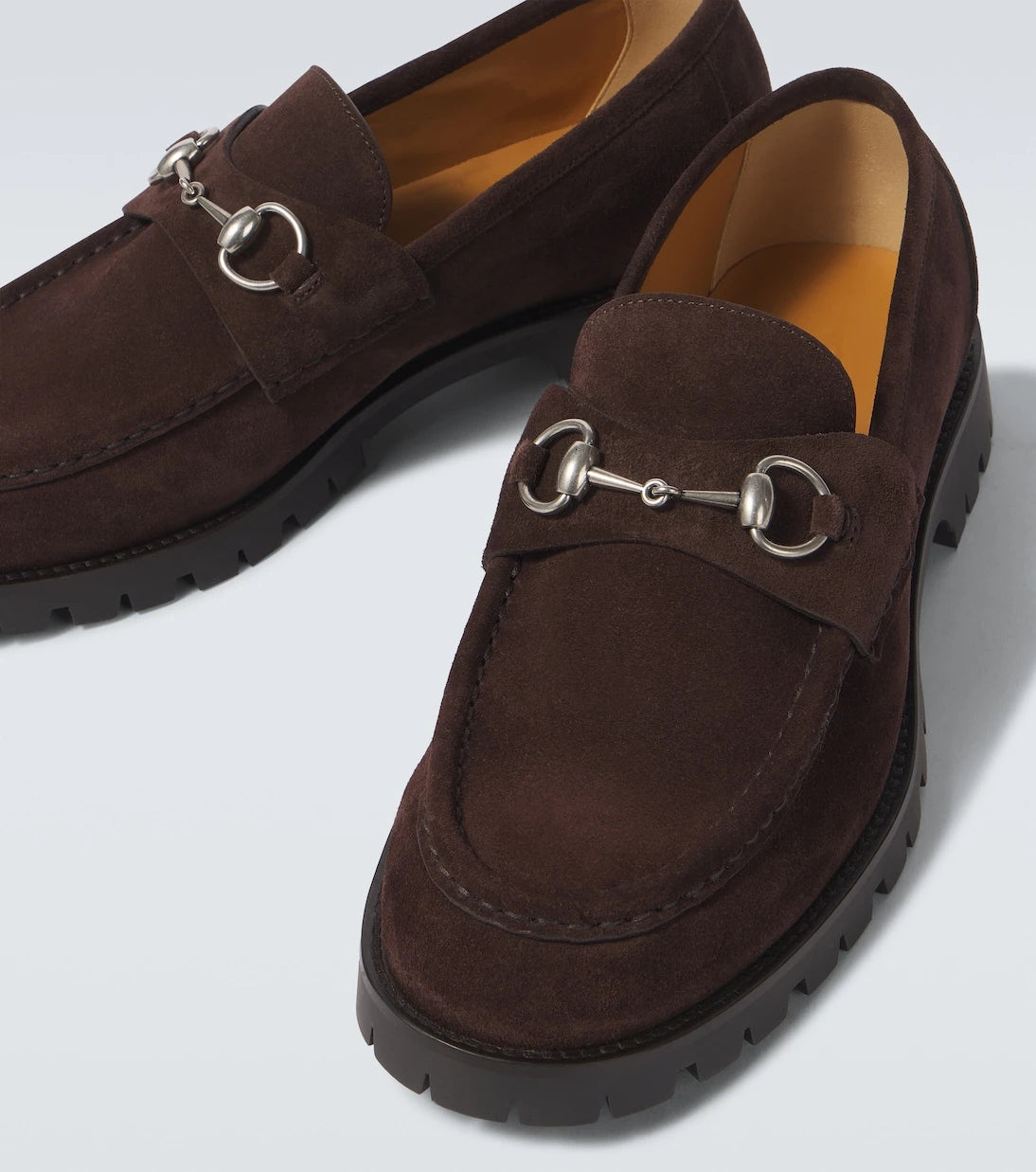 Gucci - Horsebit suede loafers