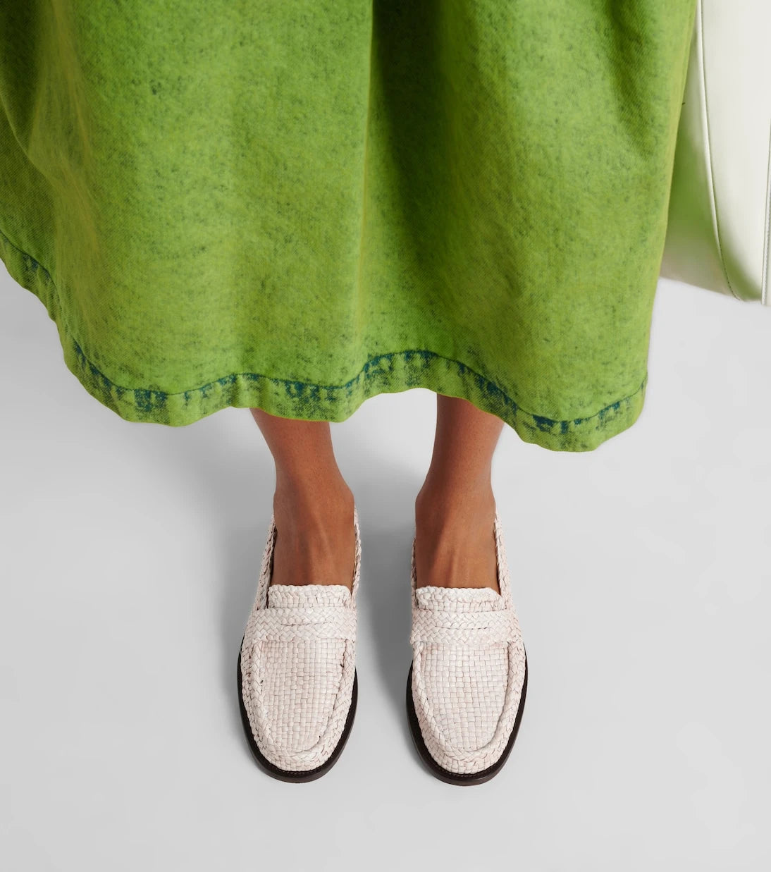 Marni - Woven leather loafers