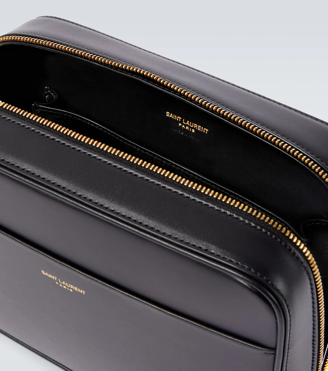 Saint Laurent - Paris leather camera case