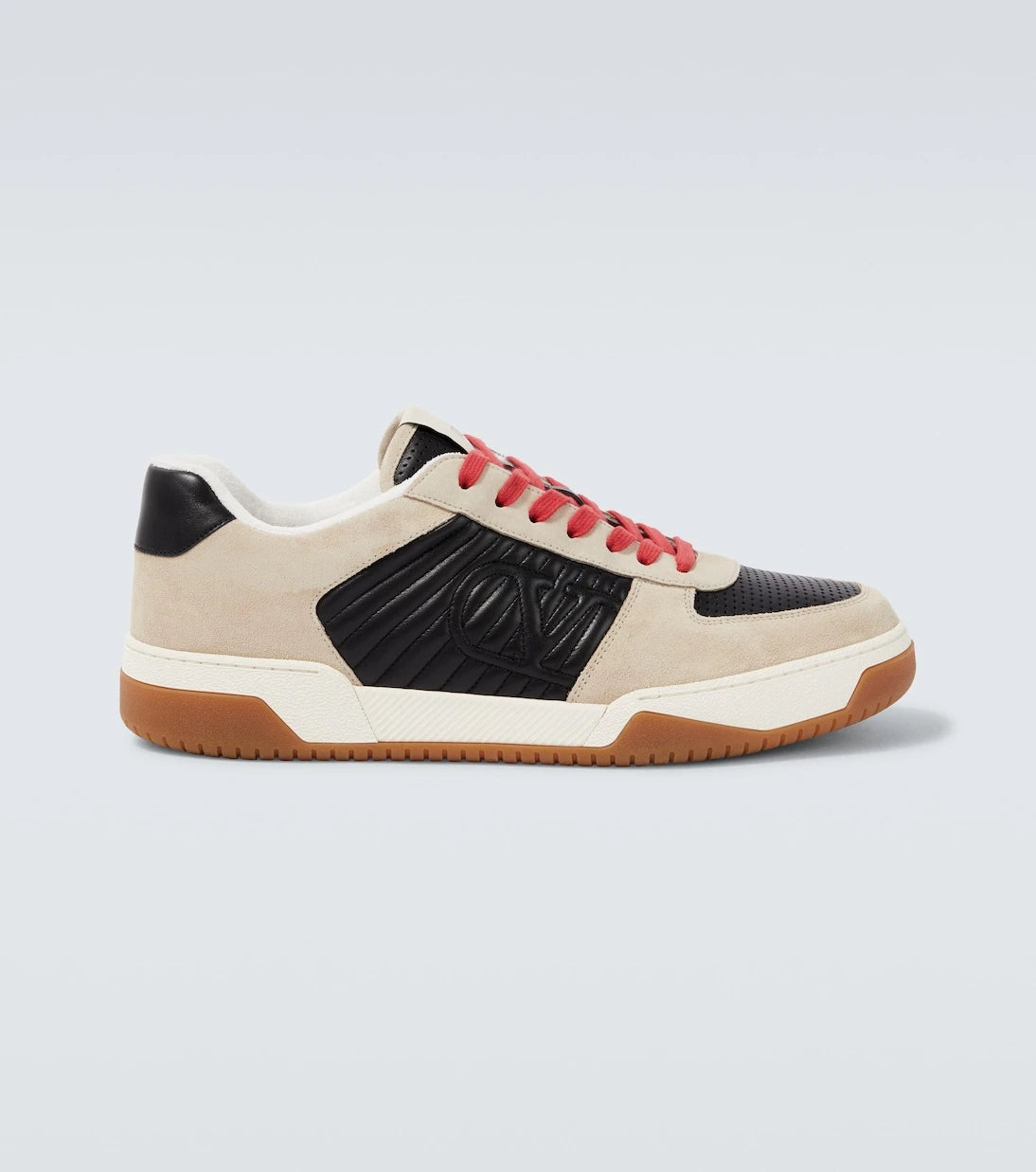 Valentino Garavani - Suede and leather sneakers