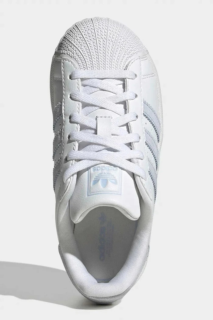 adidas Originals SUPERSTAR II çocuklar için süet spor ayakkabı