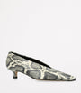 Aeyde Leather Snake Print Clara Pumps 35
