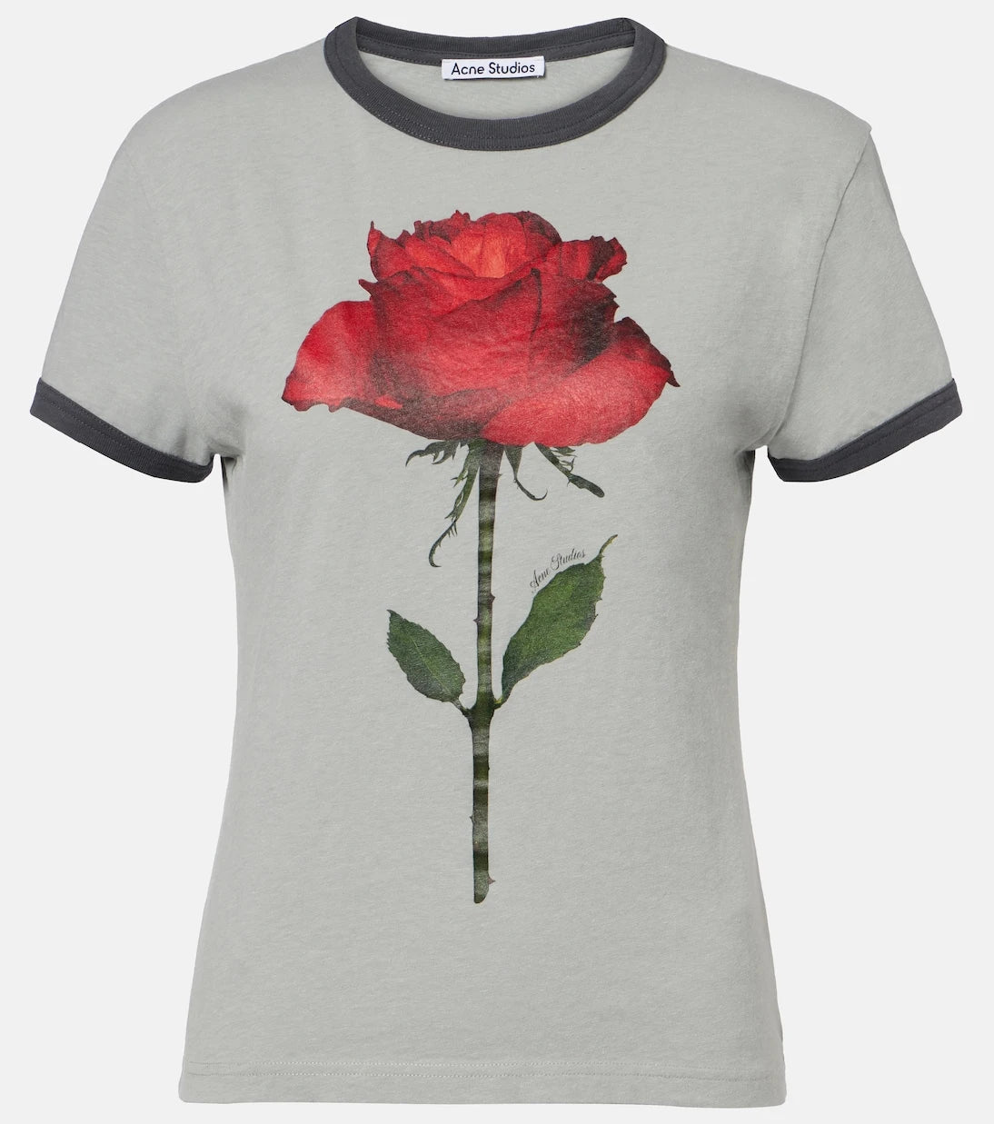 Acne Studios - Printed cotton-blend T-shirt