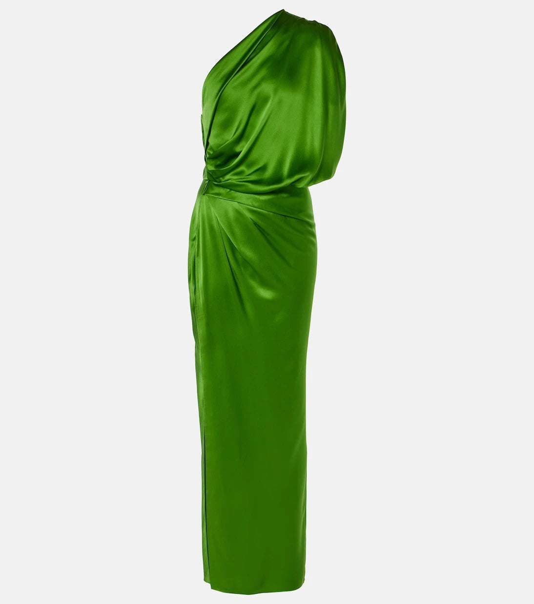 The Sei - Draped one-shoulder silk maxi dress