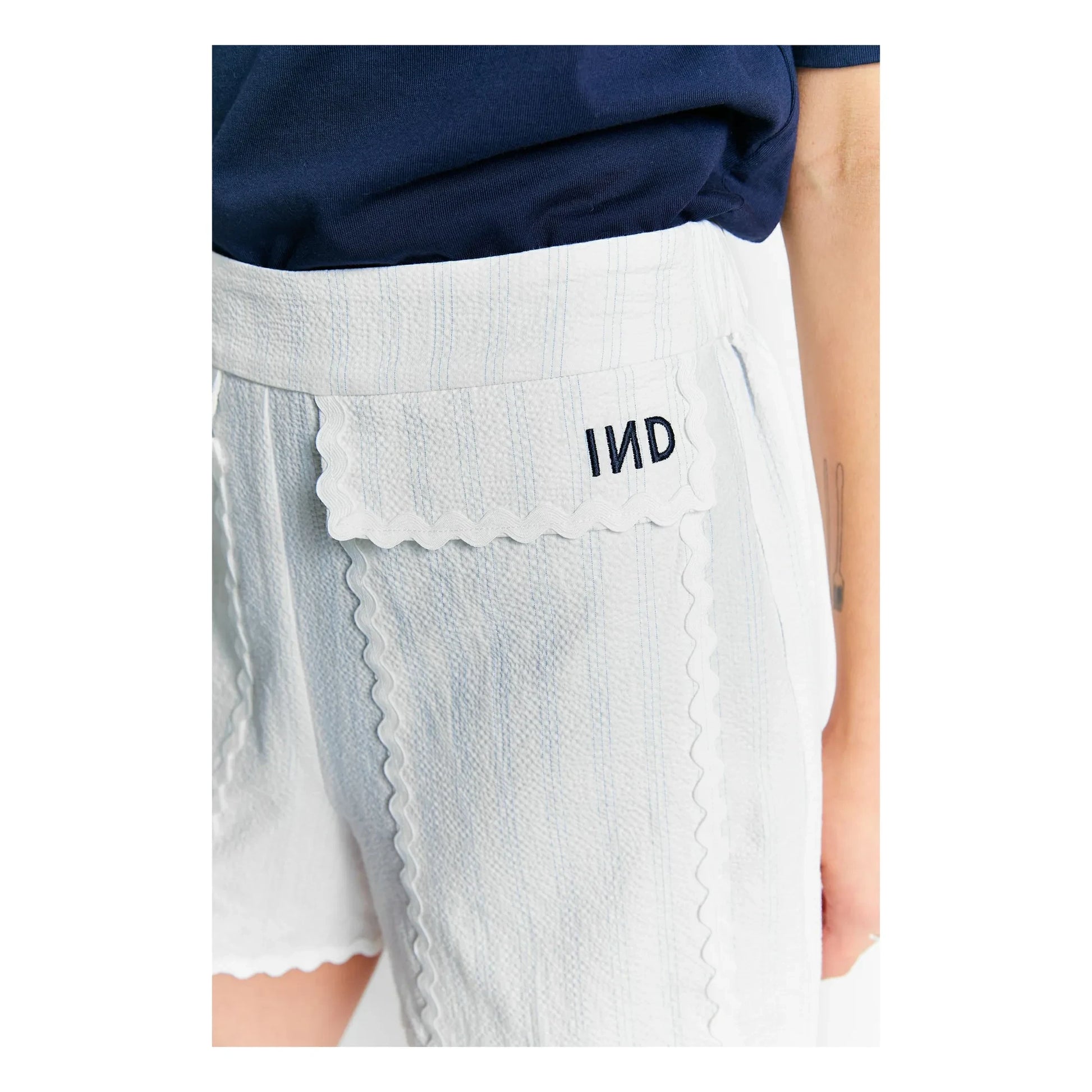 Indee - States Stripes Short | White