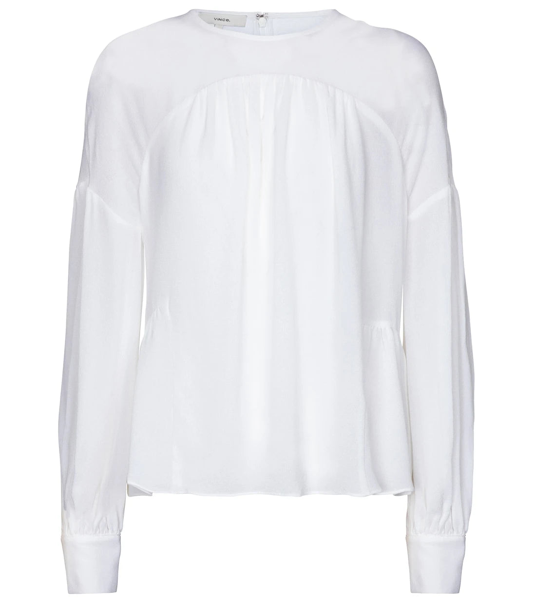 Vince - Silk-crêpe top