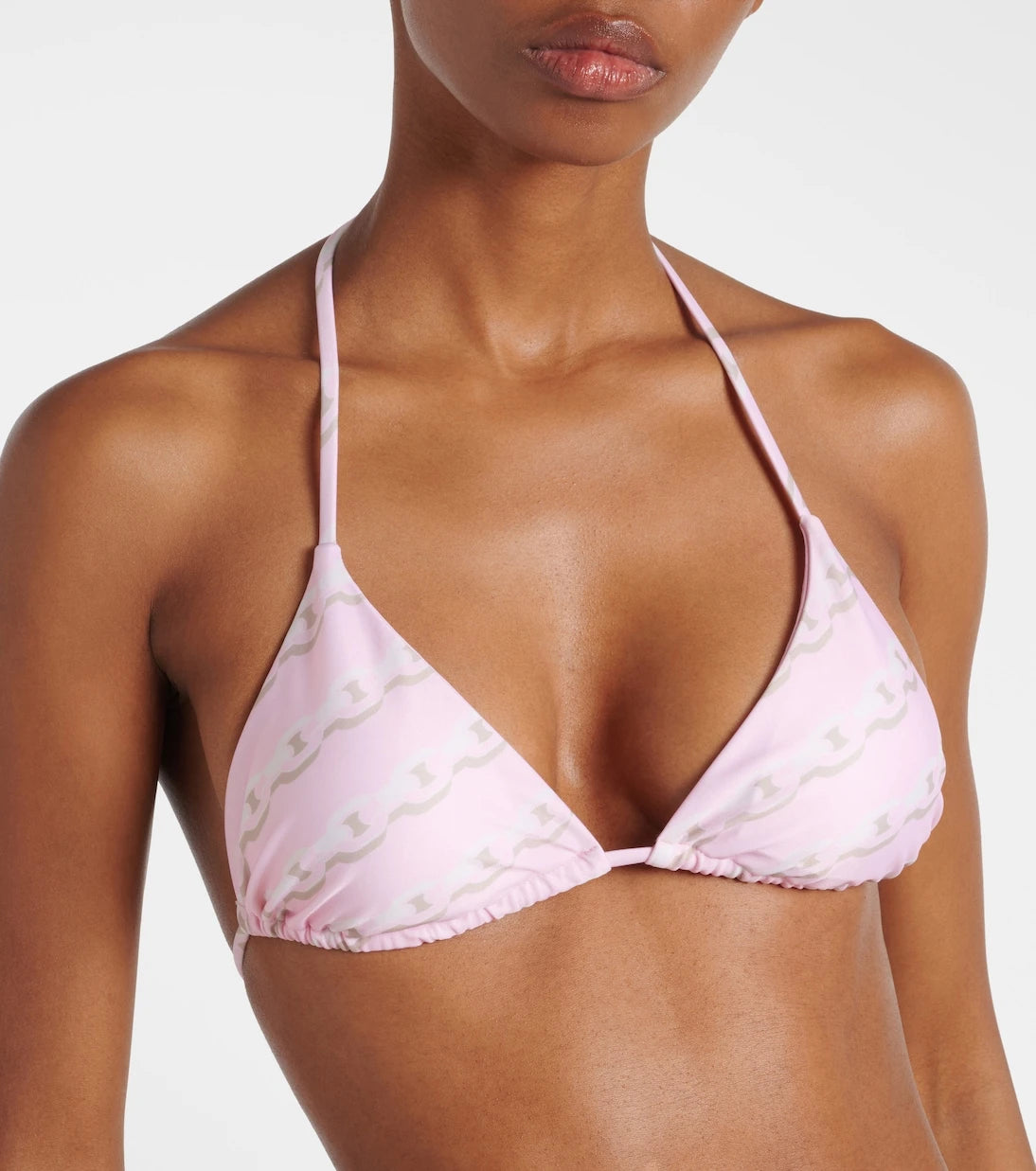 Versace - Printed bikini top