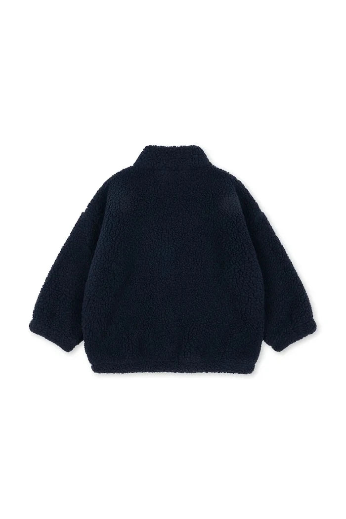 Çocuklar için polar JODY SOLID TEDDY JACKET GRS