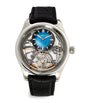 H. Moser & Cie Stainless Steel Pioneer Tourbillon Skeleton Watch 42.8mm