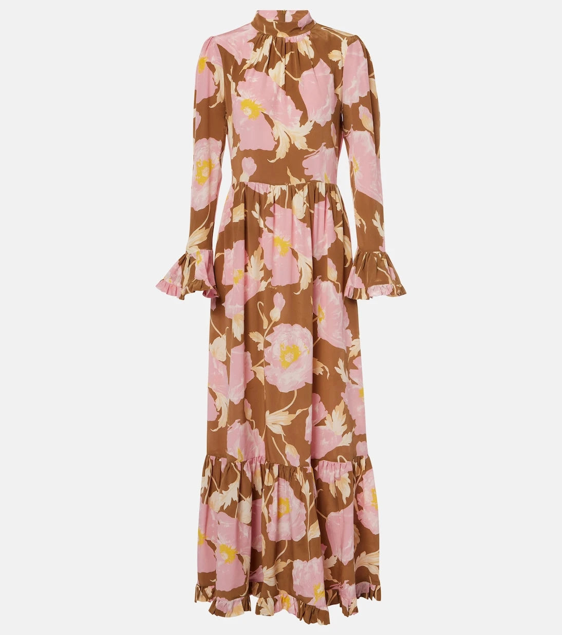 La DoubleJ - Visconti silk crêpe de chine maxi dress