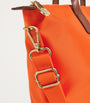 Orange Grab Nylon Tote Bag