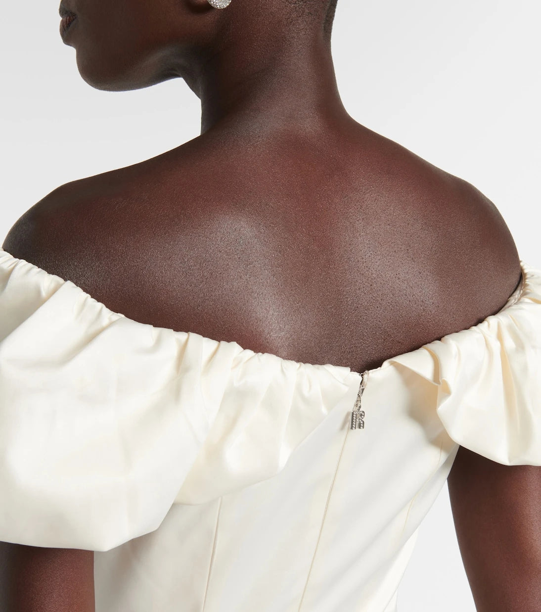 Rotate - Draped off-shoulder minidress