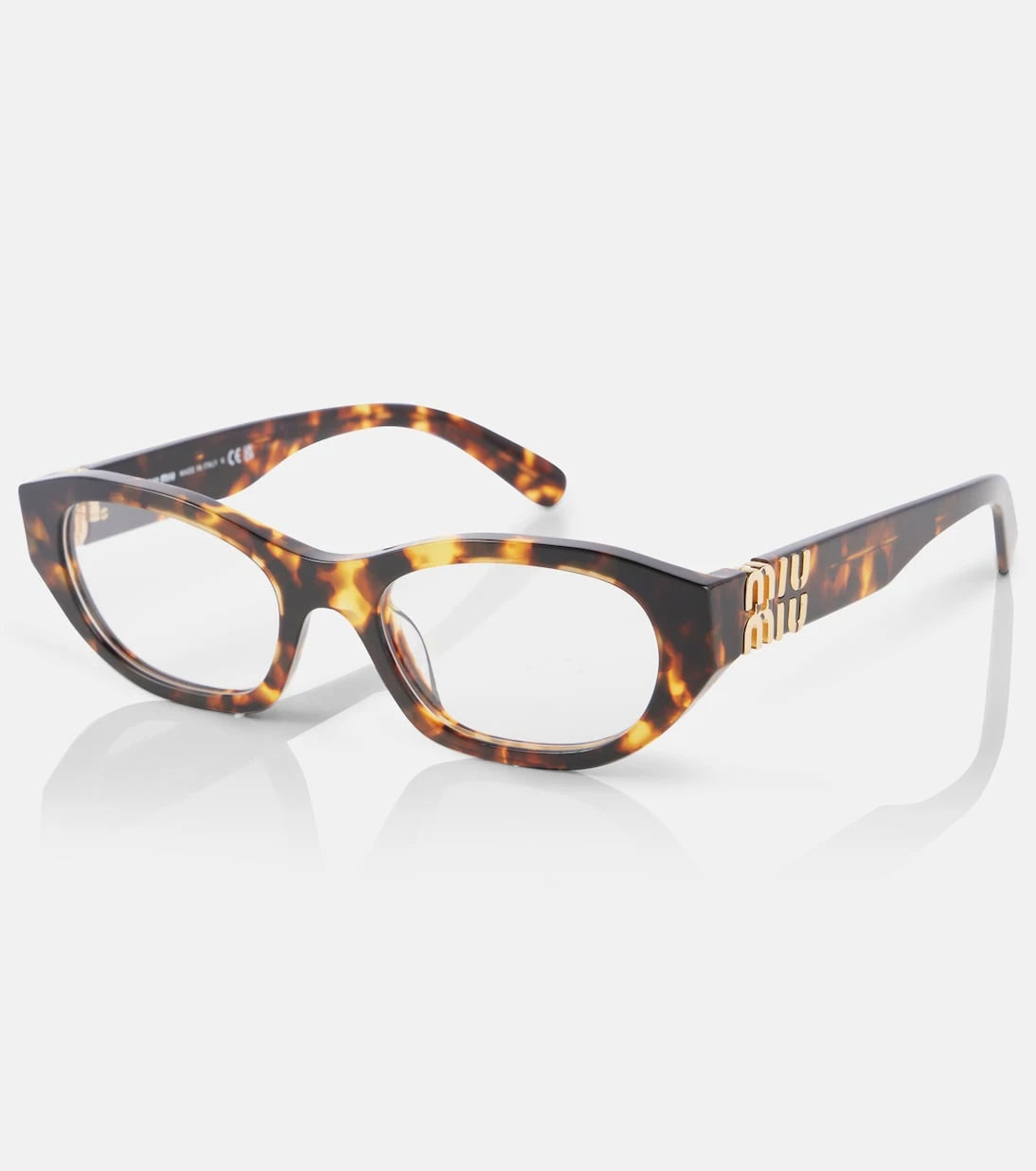 Miu Miu - Logo oval glasses