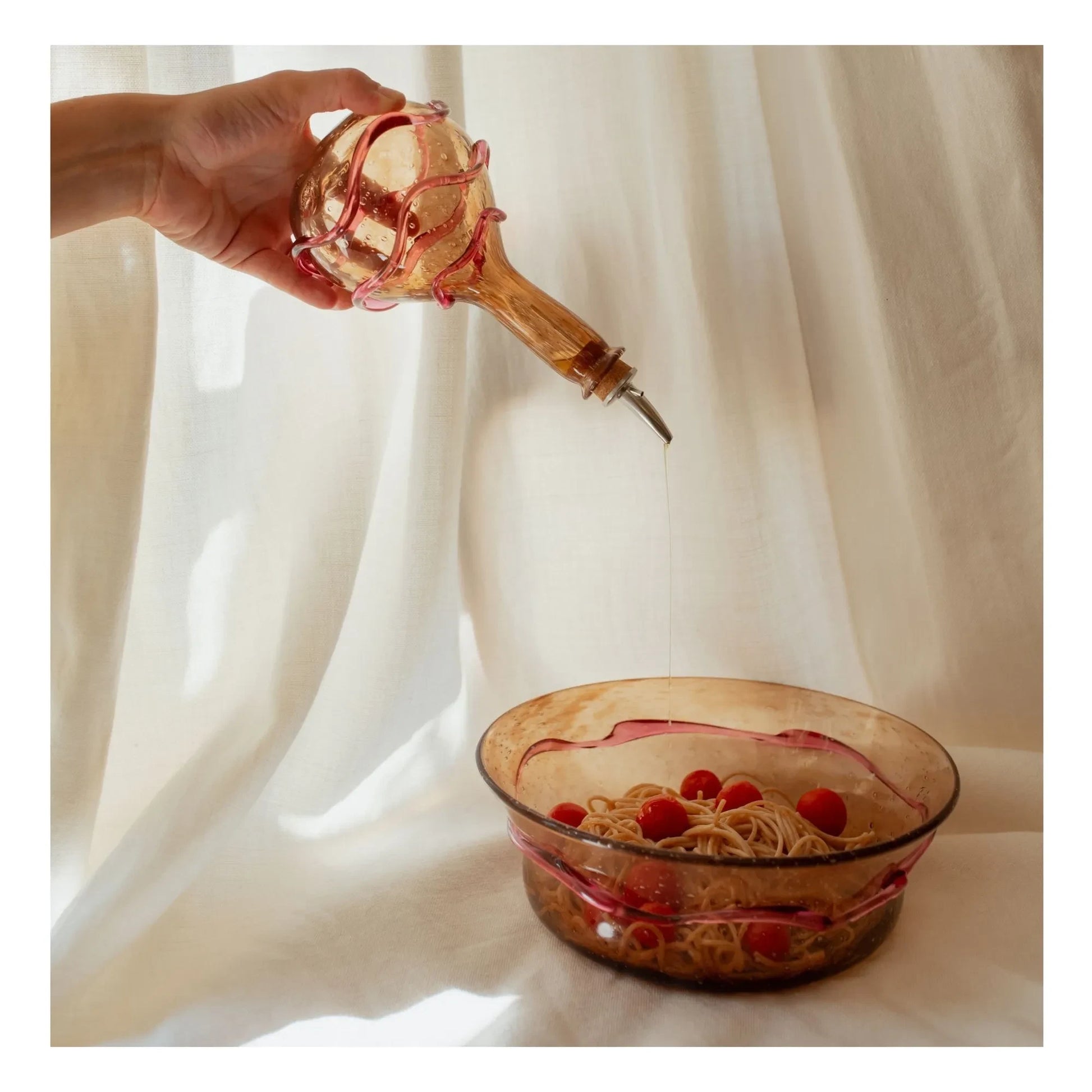 Denise - Romeo glass dish | Pink