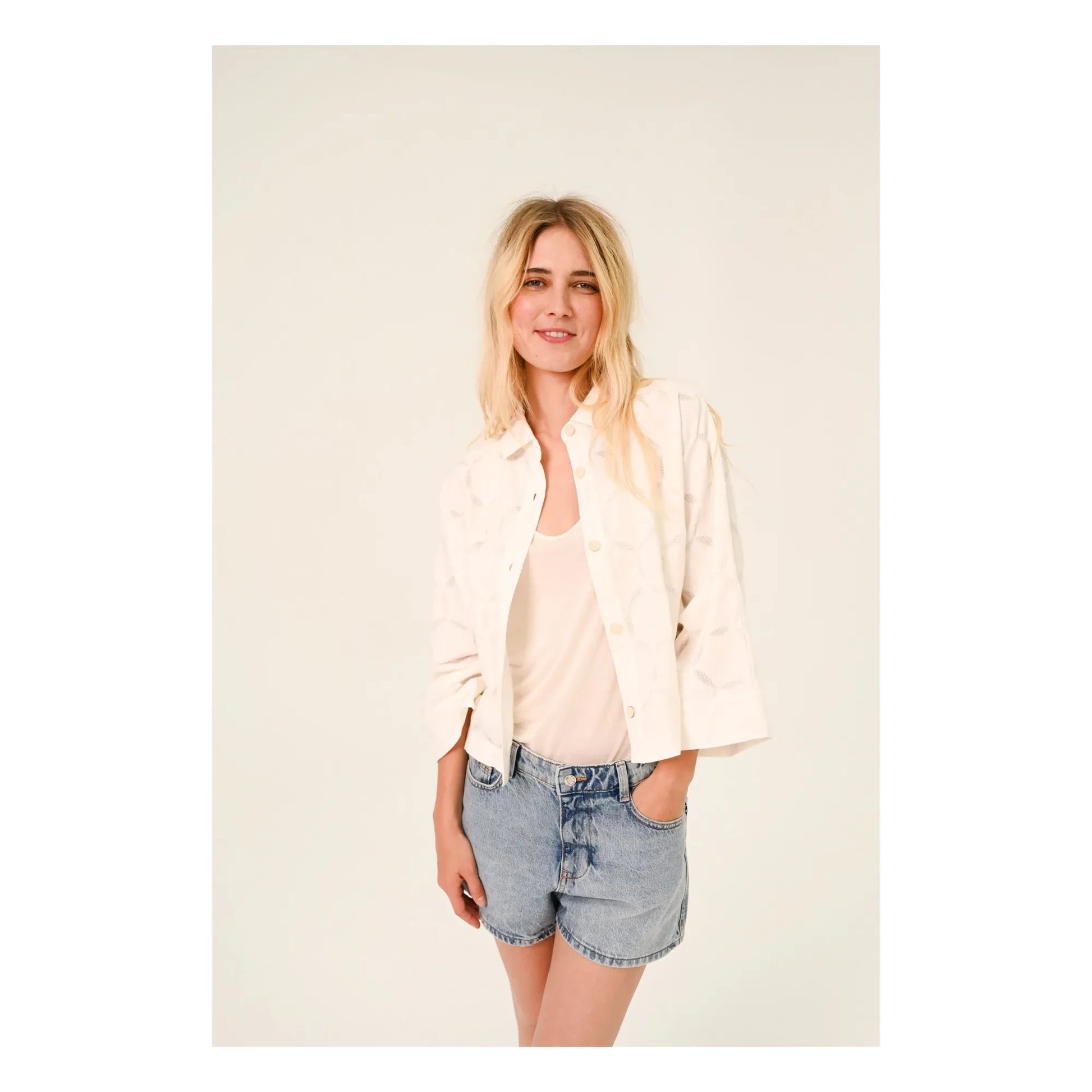 Sacrécoeur - Laelia Circle shirt | Off white