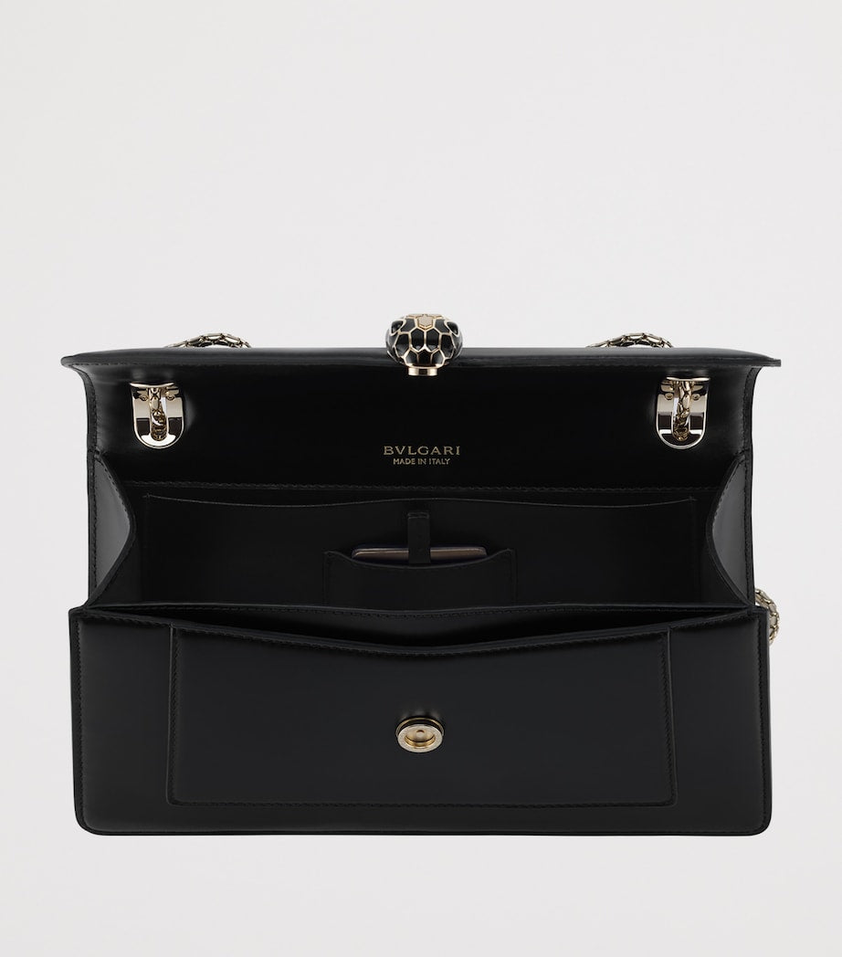 Leather Serpenti Forever Shoulder Bag