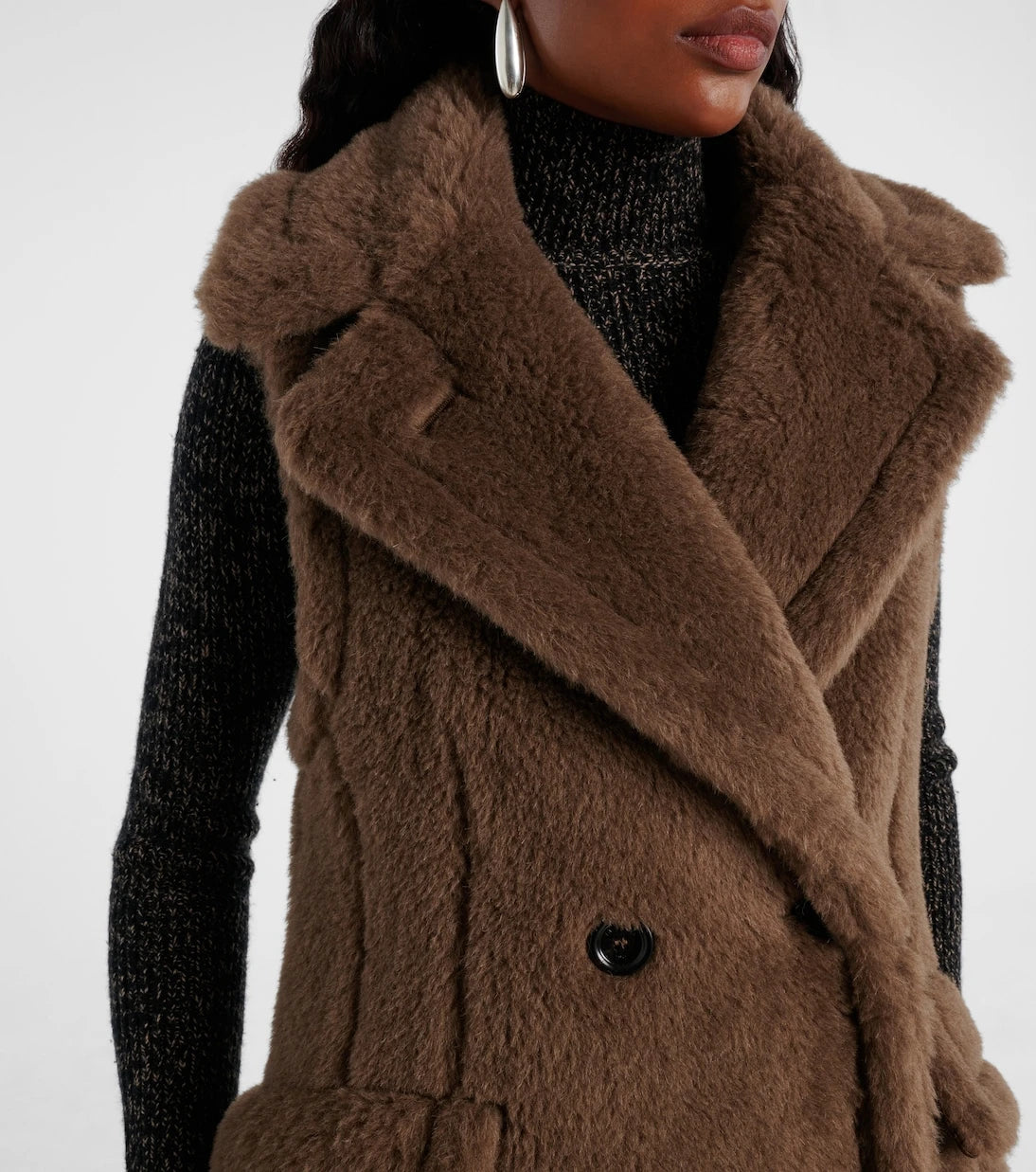 Max Mara - Alpaca, wool, and silk Teddy coat