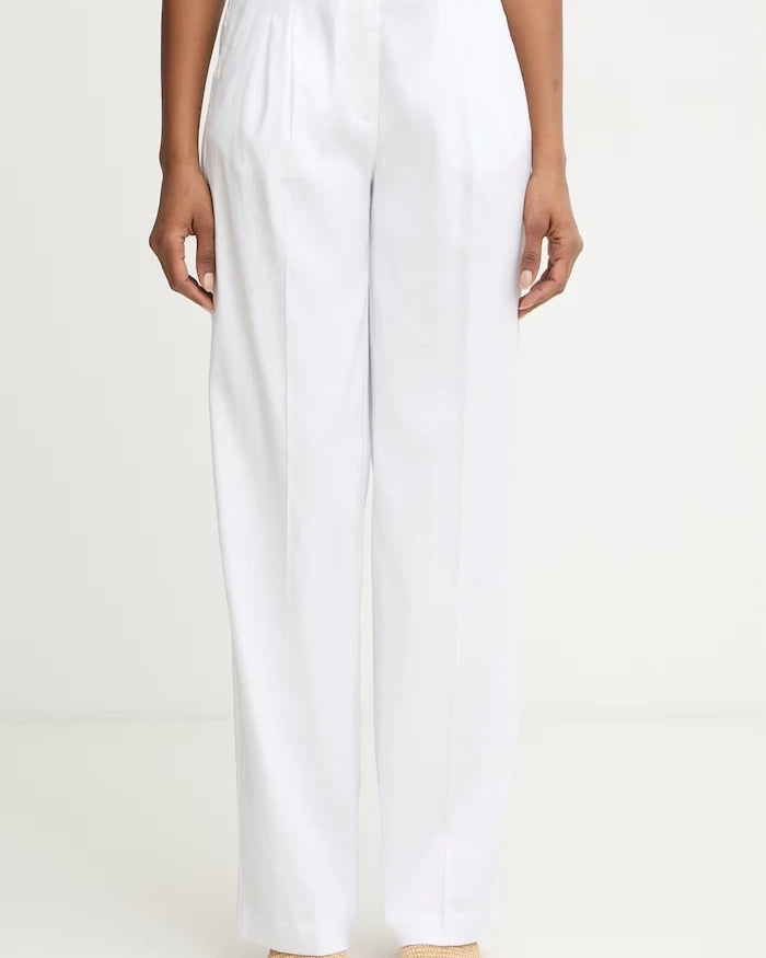 Guess kadın keten düz pantolon CARLA
