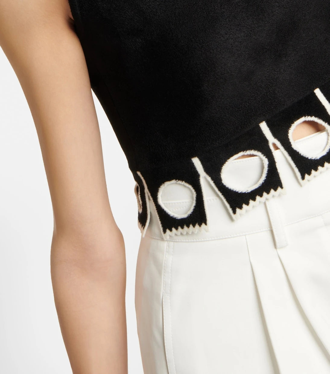 Alaïa - Sleeveless cropped top