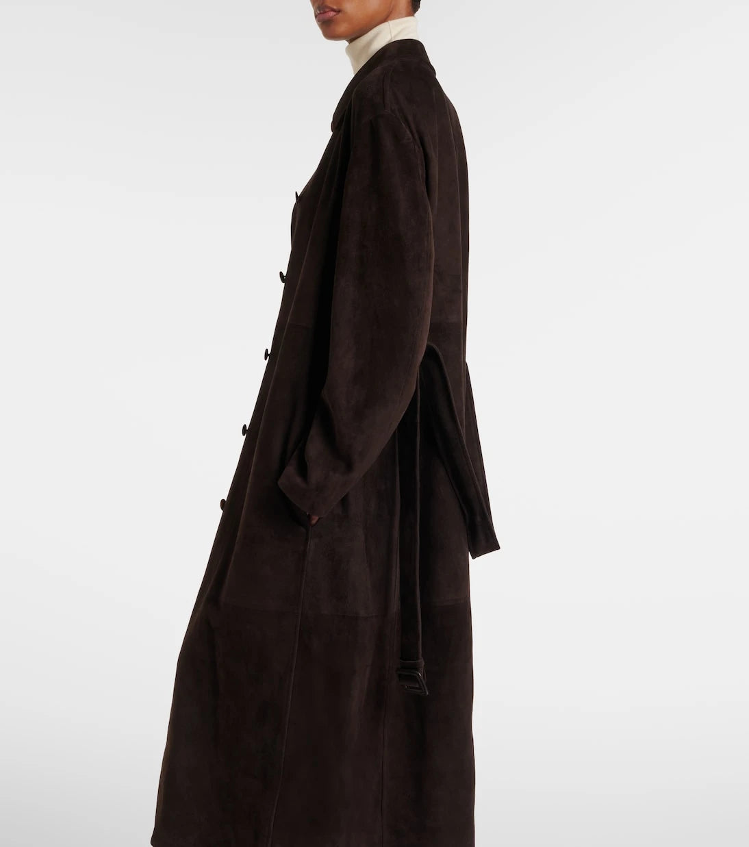 The Row - Kendra suede coat