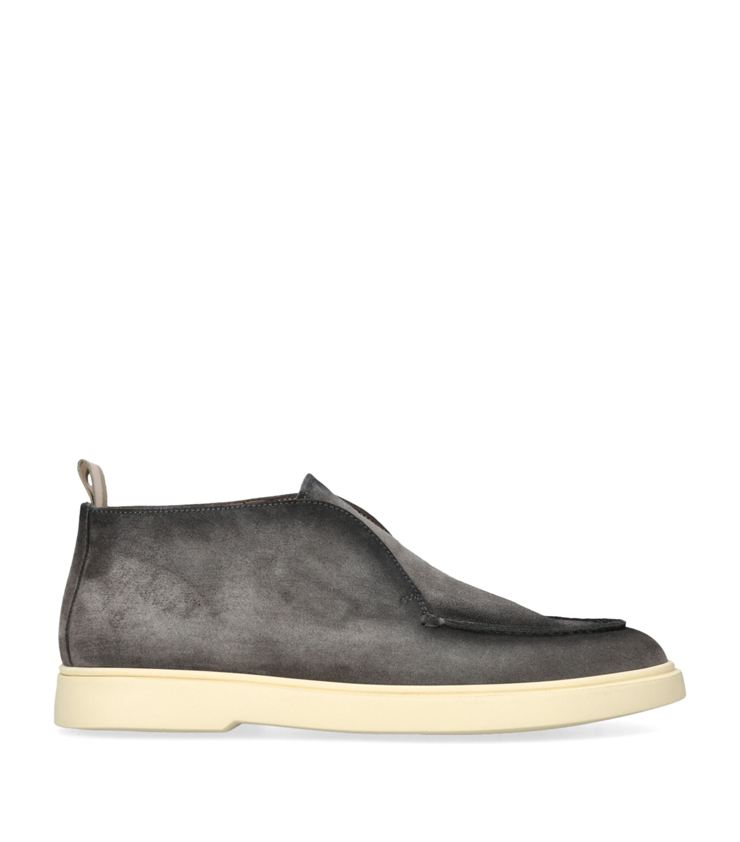 Officine Creative Suede Bones Ankle Boots