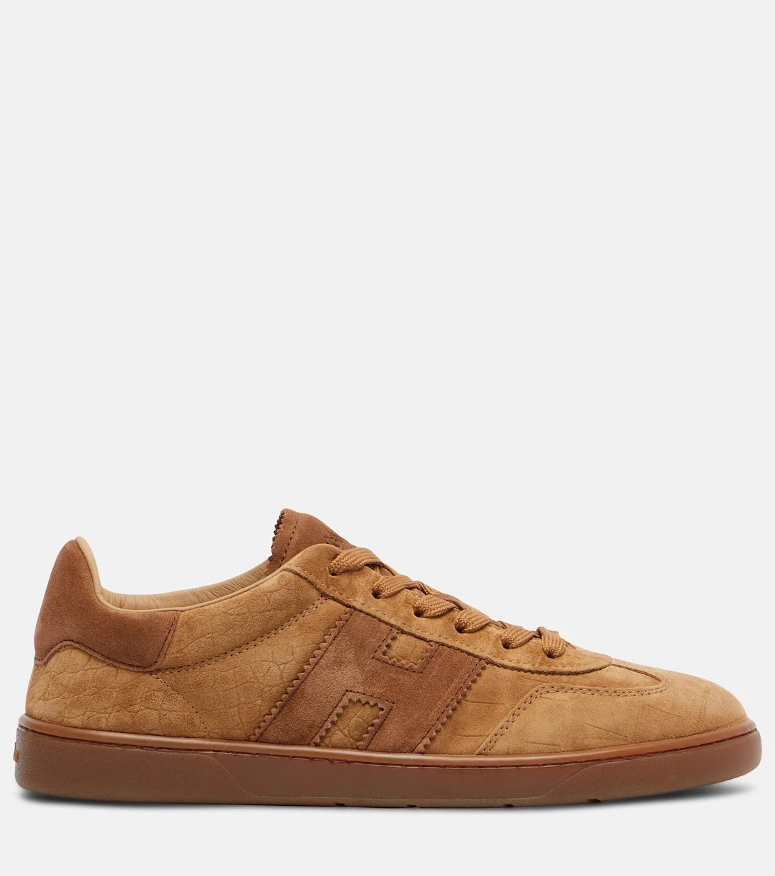 Hogan - Hogan Cool croc-effect suede sneakers