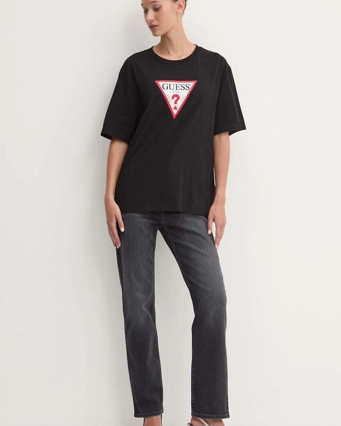 Guess Jeans Kadın Pamuk Tişört