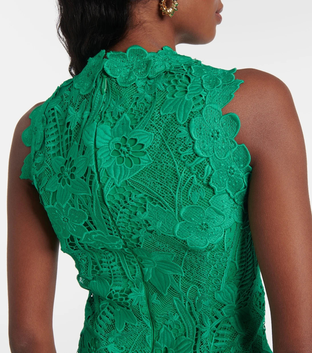 Monique Lhuillier - Floral lace minidress