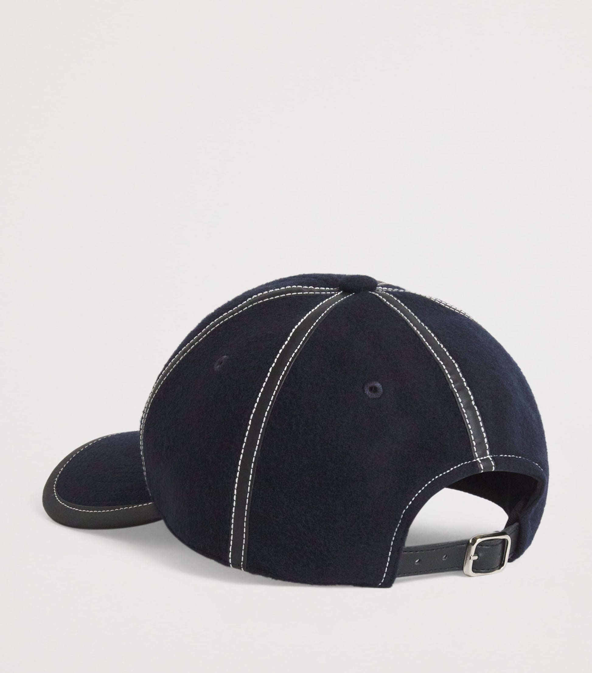 Wool-Blend CP Logo Baseball Cap NAVY