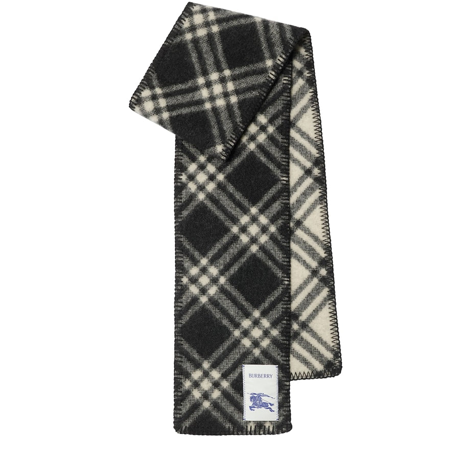 Burberry Wool Check Scarf