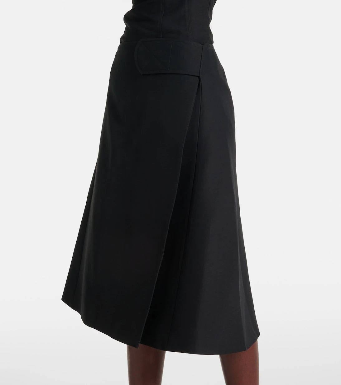 CO - A-line wrap skirt