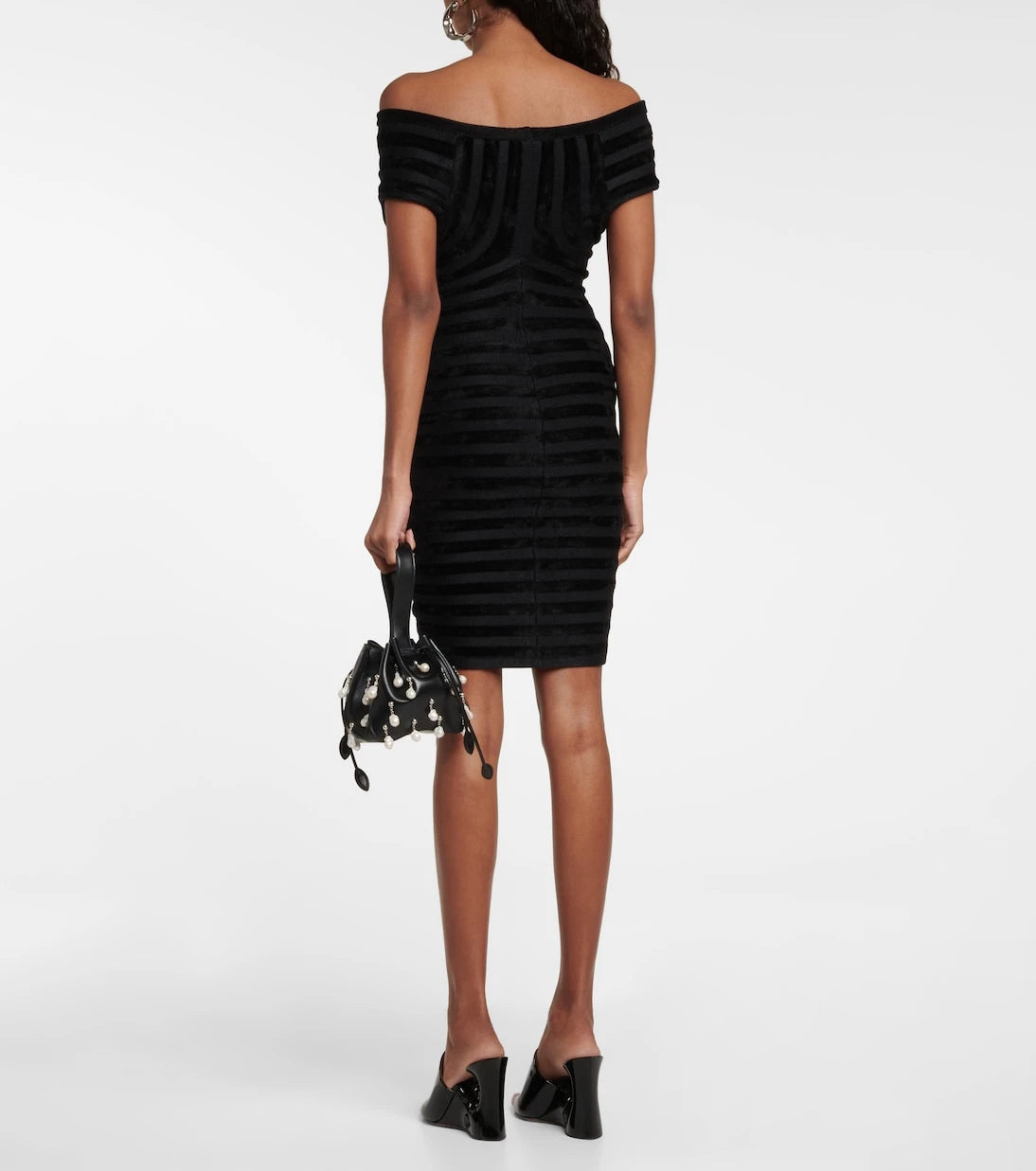 Alaïa - Off-shoulder minidress