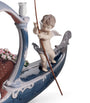 Lladró Porcelain Gondola of Love Ornament