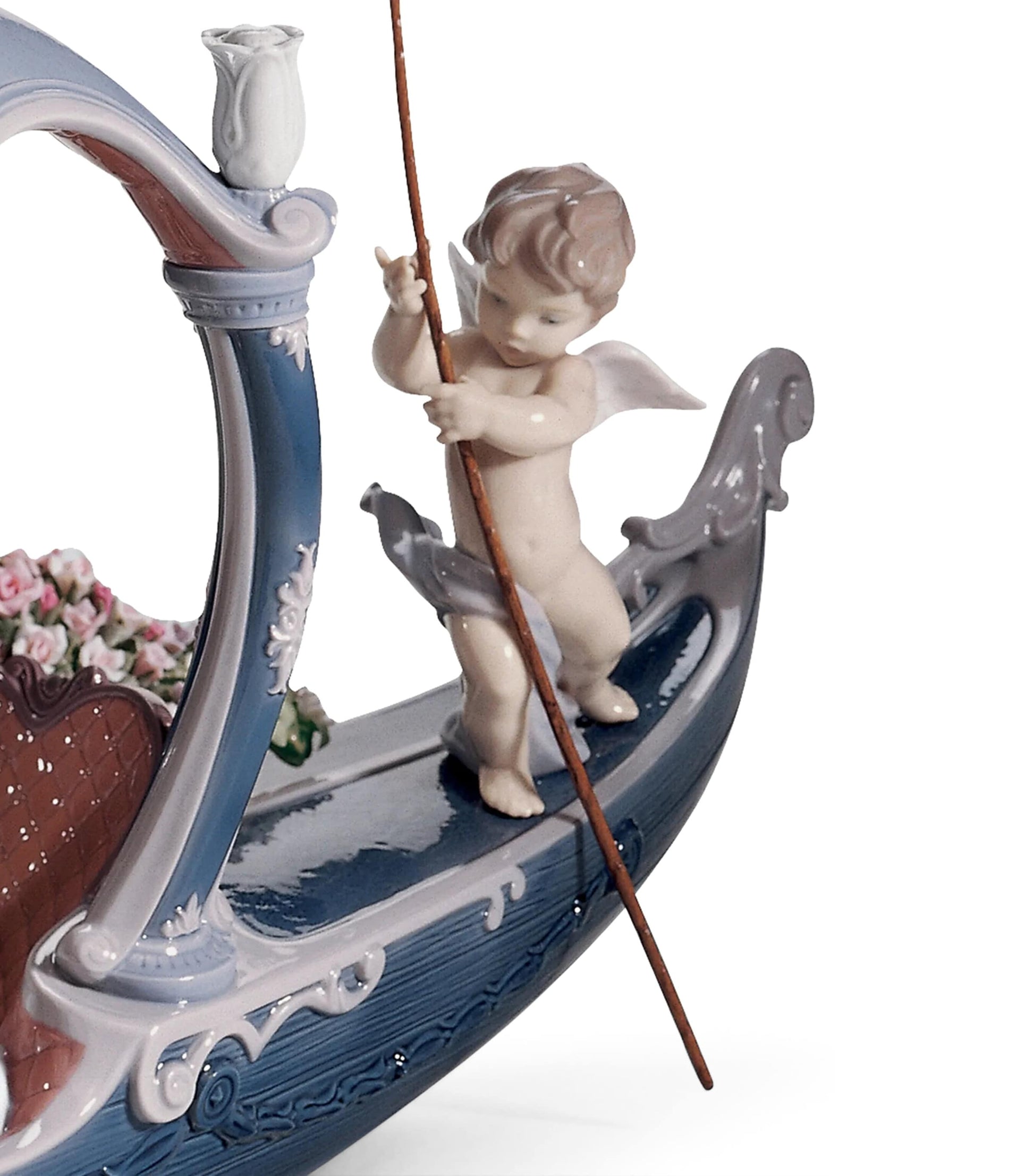 Lladró Porcelain Gondola of Love Ornament