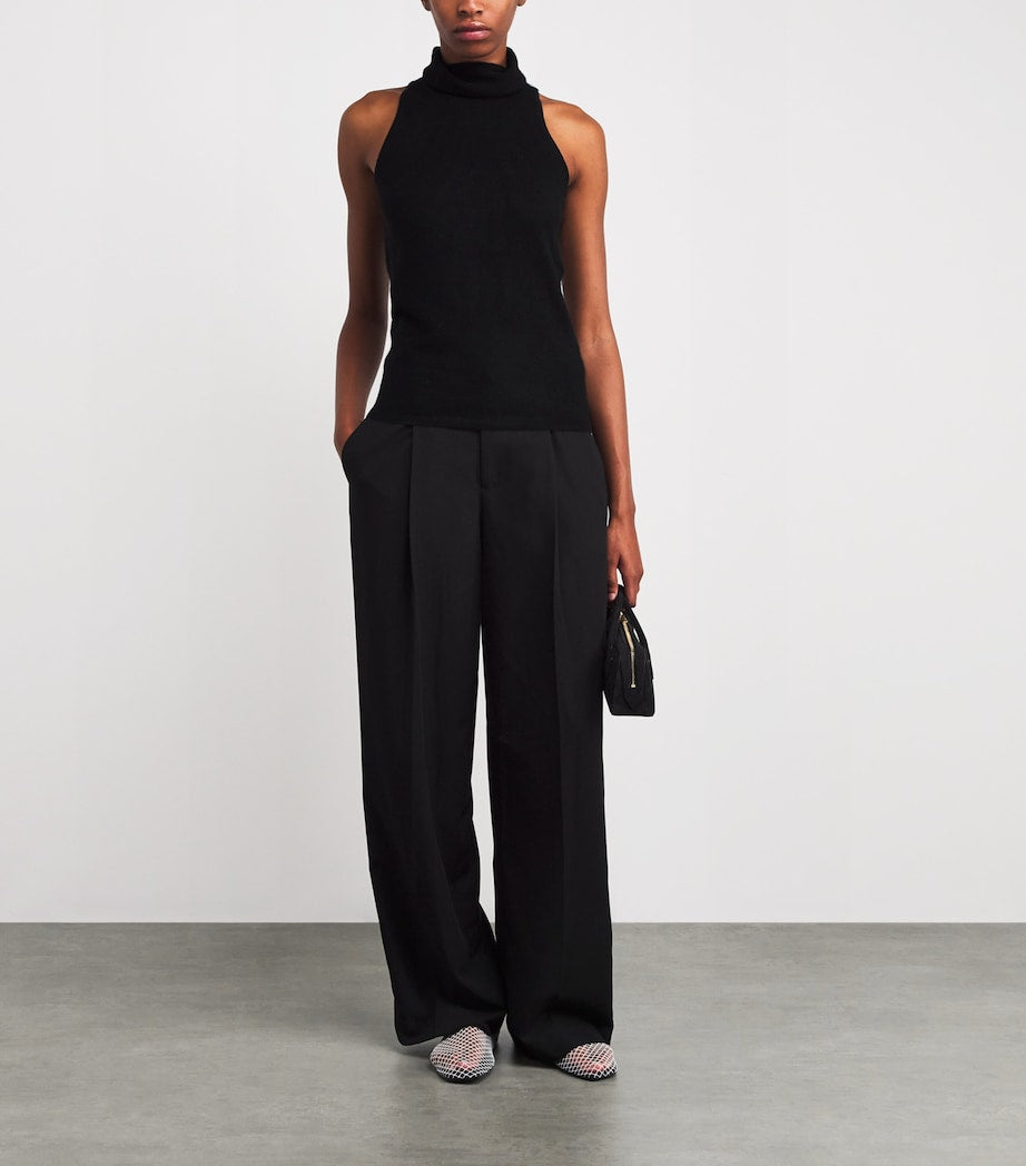 Cashmere Vida Sweater Vest BLACK