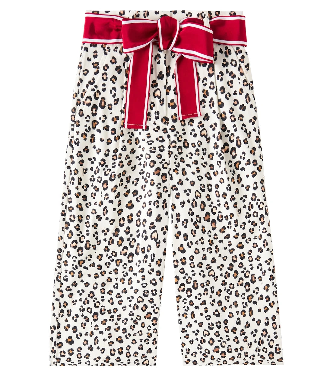 Monnalisa - Leopard-print cotton-blend pants
