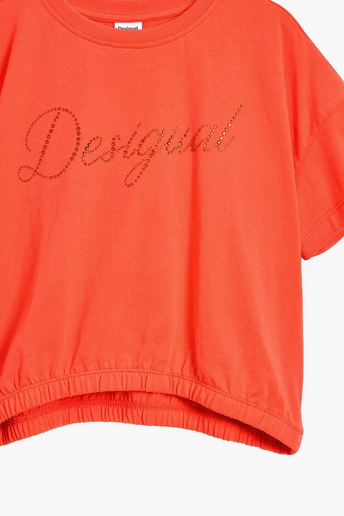 Детска памучна тениска Desigual