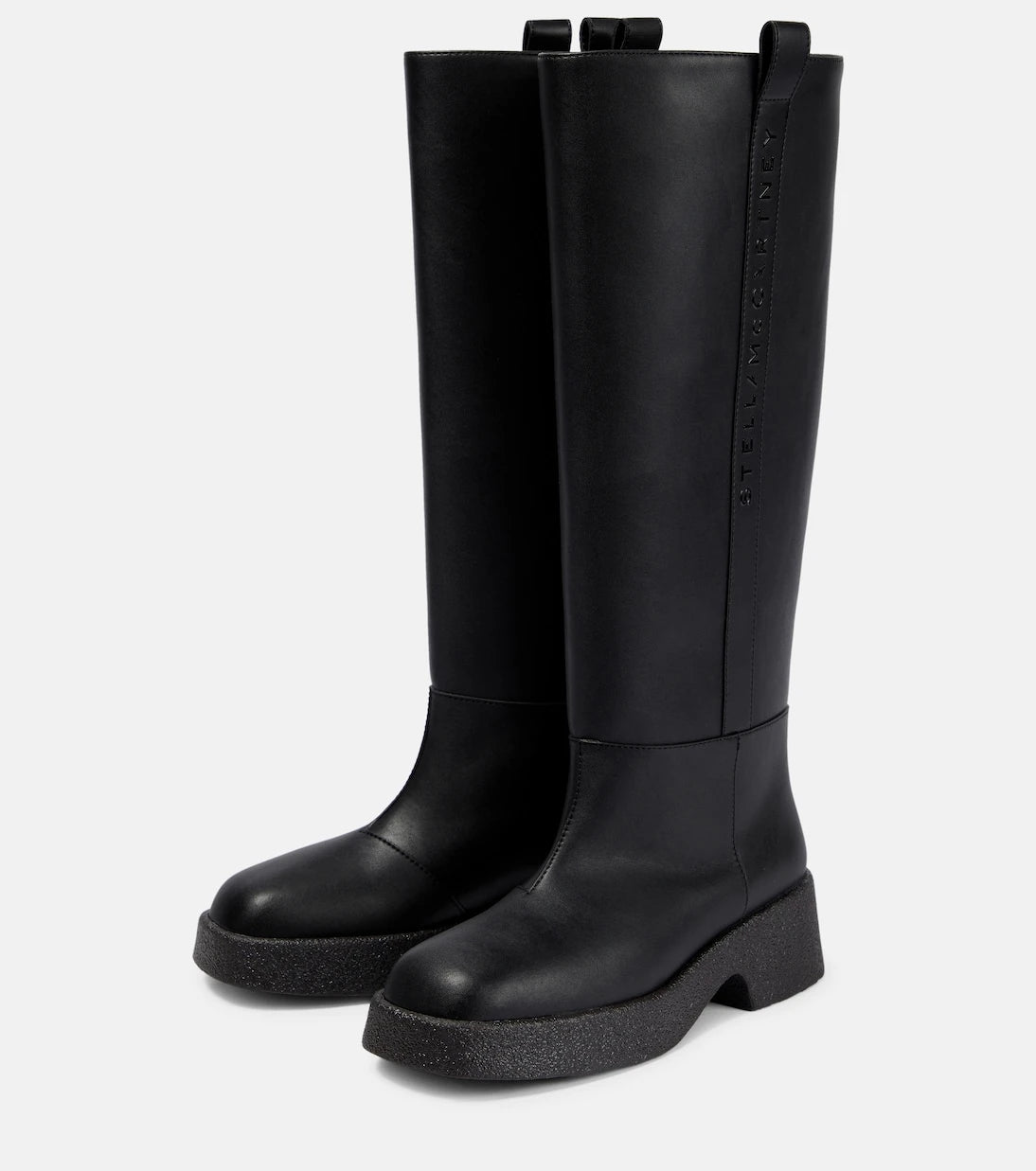 Stella McCartney - Logo knee-high boots