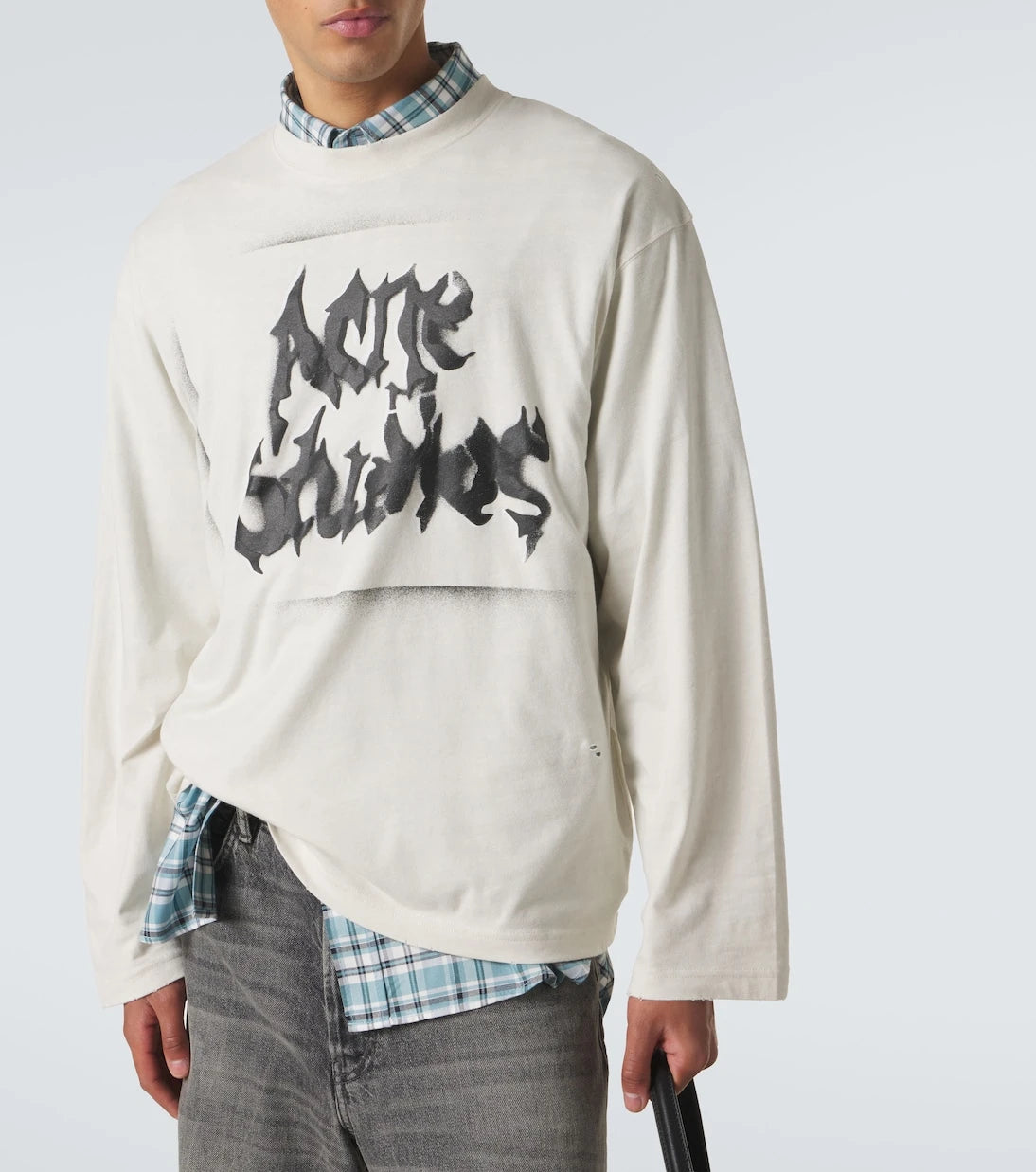 Acne Studios - Logo cotton-blend jersey T-shirt