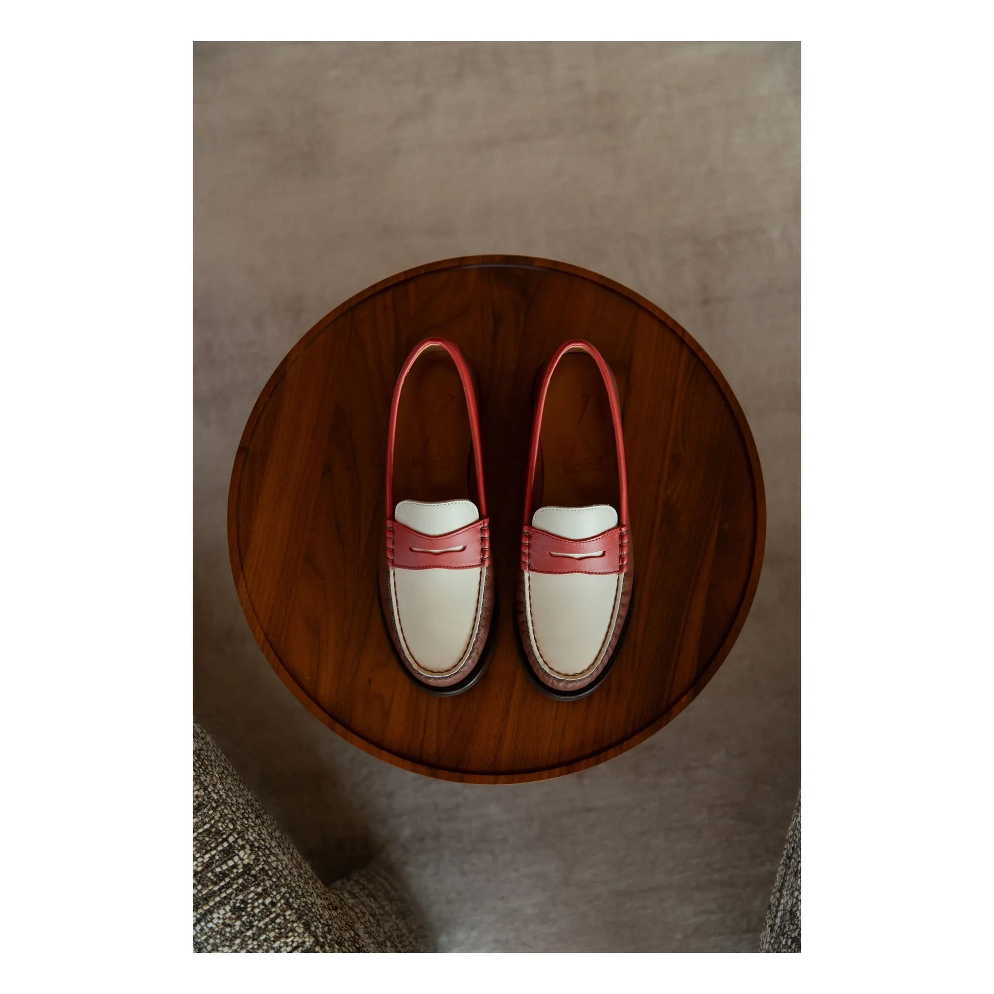 Lachoix - Penny Tricolor Loafers | Brown