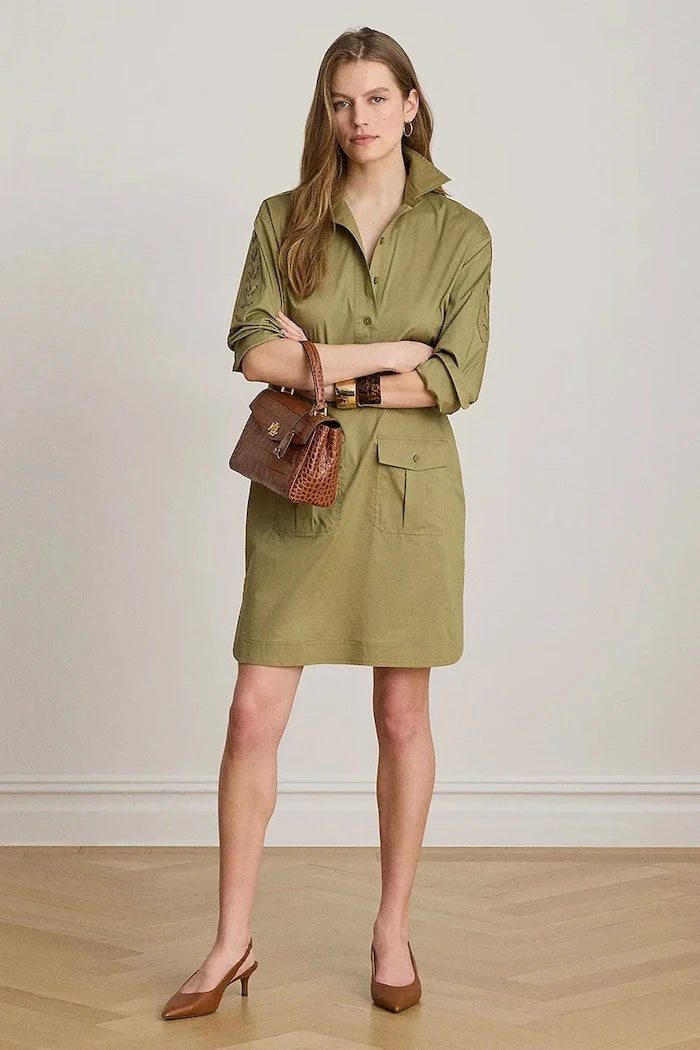Lauren Ralph Lauren pamuklu elbise