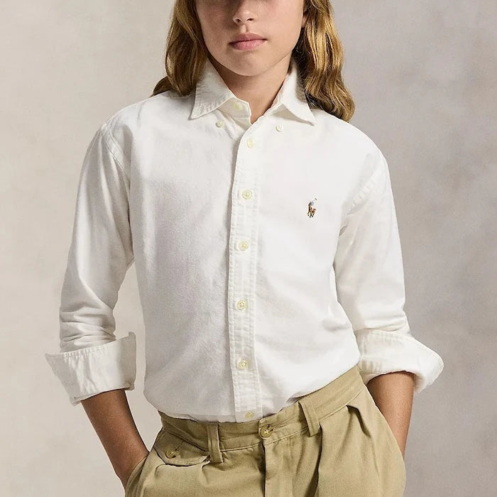 Детска памучна риза Polo Ralph Lauren