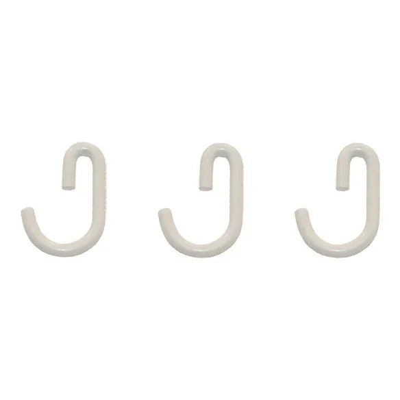Gassien - Set of 3 Wall Hooks | White