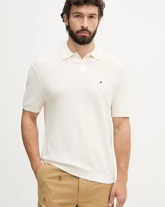 Tommy Hilfiger pamuklu erkek polo yaka tişört