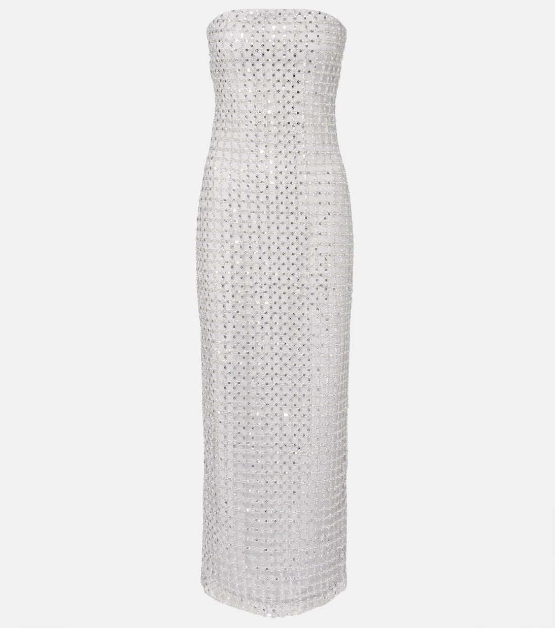 Rotate - Embellished mesh cocktail dress